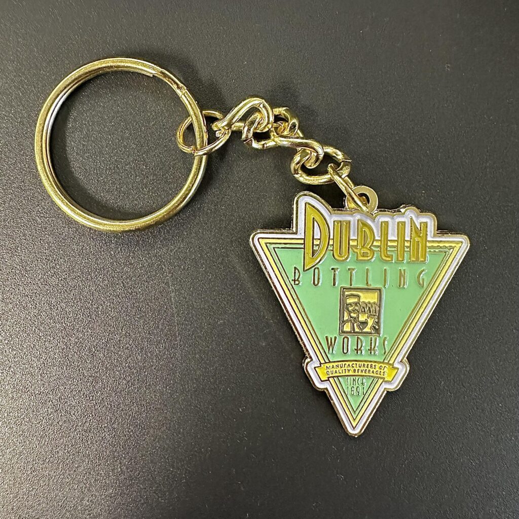 Triangle Keychain Dublin Bottling Works triangle-keychain-dublin-bottling-works