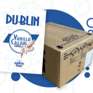 vanilla cream – 5 gallon bag in box – dublin premium fountain flavor