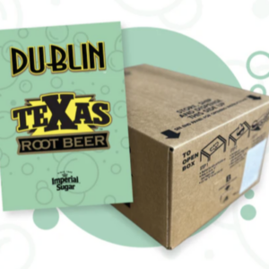 texas root beer – 5 gallon bag in box – dublin premium fountain flavor
