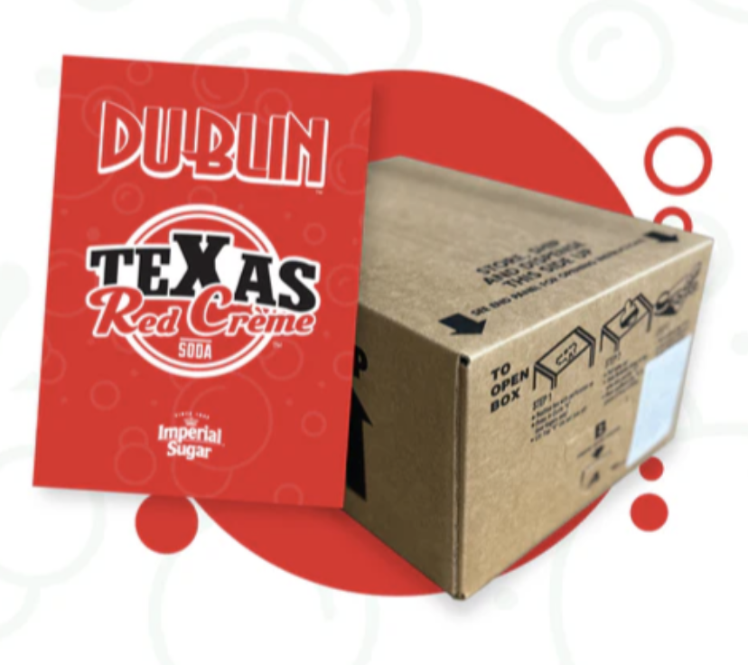 red creme – 5 gallon bag in box – dublin premium fountain flavor